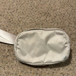White Lululemon Belt Bag